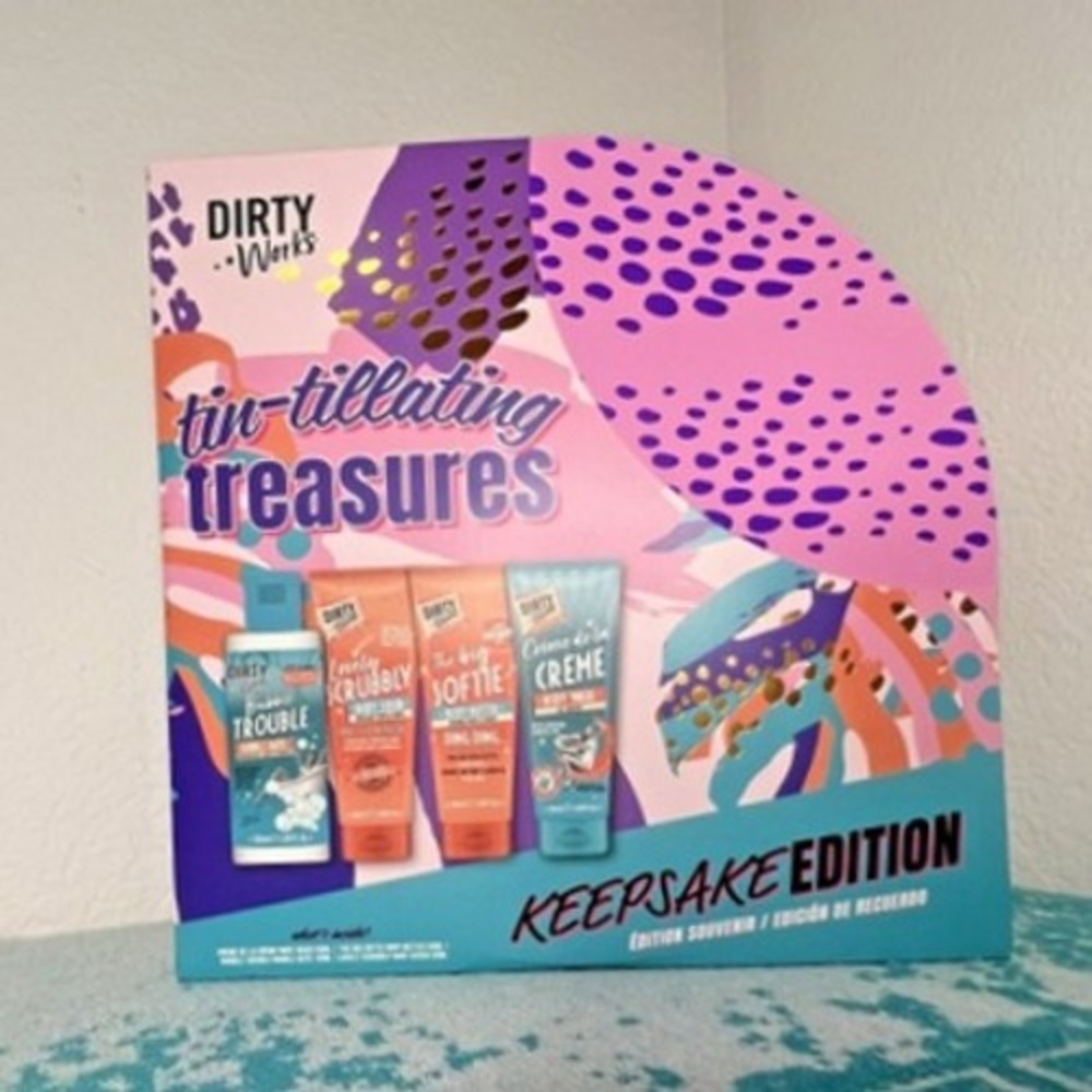 Dirty Works Tin-tillaing Treasures‎ Keepsake Edition Body Care Gift Set